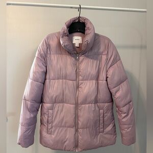 Old Navy Lilac Quilted Puffer Jacket, size small